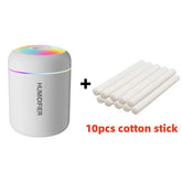 180ML USB Mini Air Humidifier and Aroma Diffuser with Essential Oil Purification and Ambient Lighting for Home, Car, and Bedroom